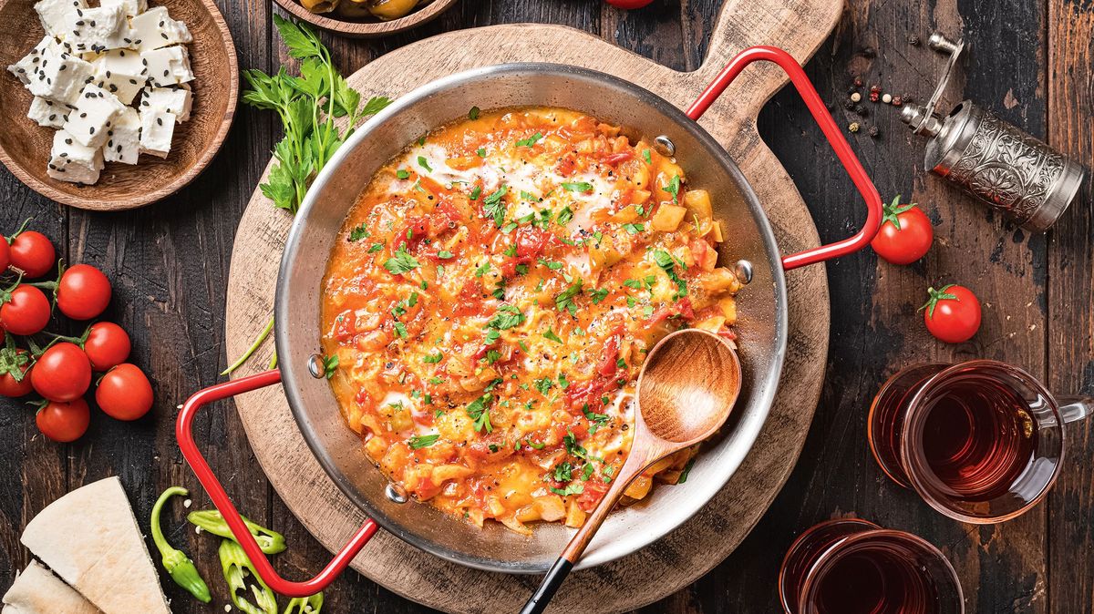 Recept na menemen, tureckou alternativu leča 
