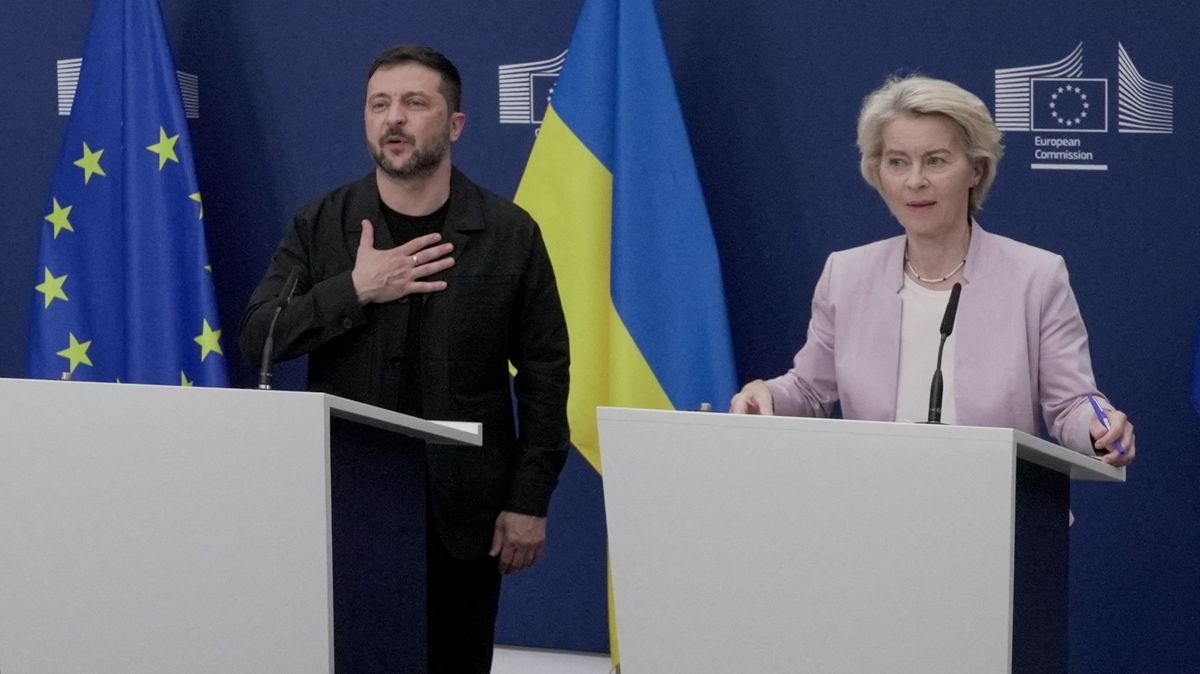 Zelenskyj: O území může jednat jen Ukrajina a Rusko