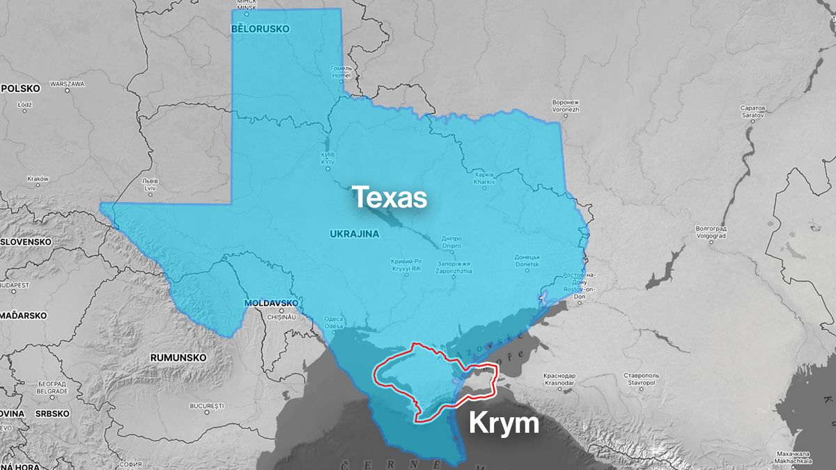 Trump se ztrapnil: Krym je uprostřed oceánu a je velký jako Texas