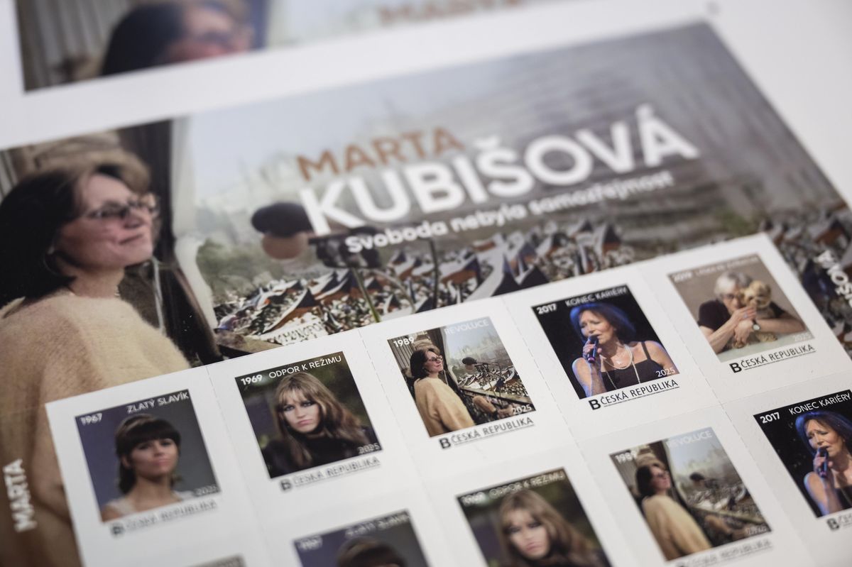 Marta Kubišová bude na poštovních známkách