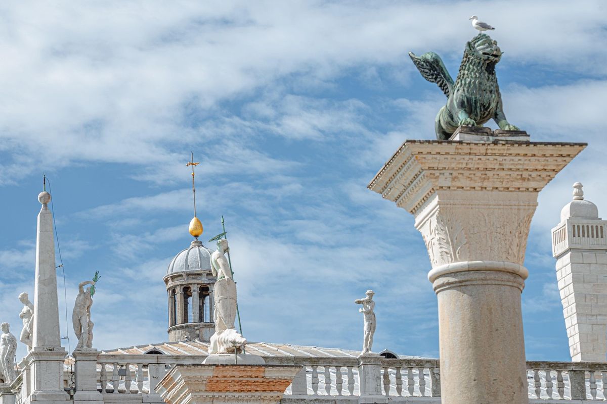 Symbol italských Benátek je zřejmě z Číny