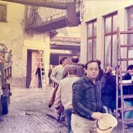 Liberecká továrna v době natáčení filmu, který měl premiéru v roce 1989