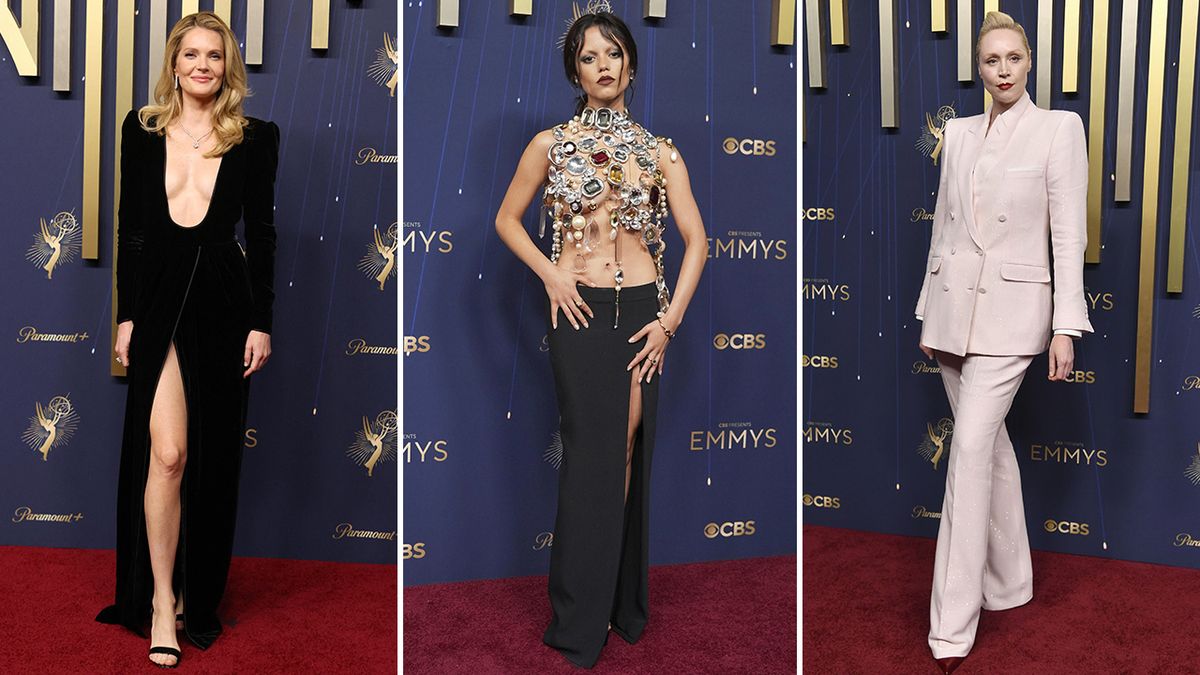 Šaty z cen Emmy 2025: Nejodvážnější look zvolila Jenna Ortega alias Wednesday