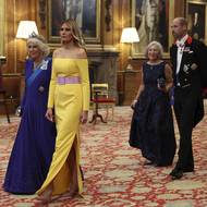 Příchod na státní banket.