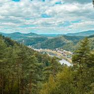 Sněžnická vyhlídka je dalším zajímavým bodem na Kvádrberku.