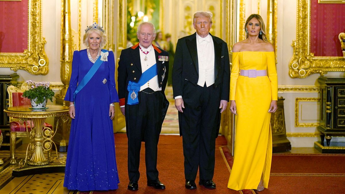 Melania Trumpová při návštěvě Anglie šokovala příliš sexy šaty