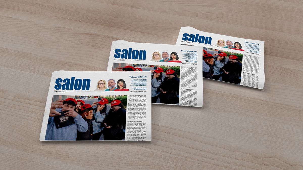 Vychází nový Salon: Nejistá povolební naděje, dva roky války v Gaze i nová kniha Jakuba Stanjury