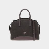 Kabelka do ruky Mossy tmavě hnědá velur, Elega, 8990 Kč