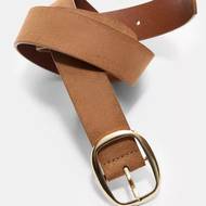 Pásek z imitace semiše, Stradivarius, 249 Kč