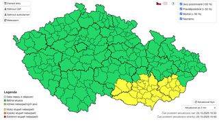 Jih Česka zasáhne větrná bouře, varovali meteorologové
