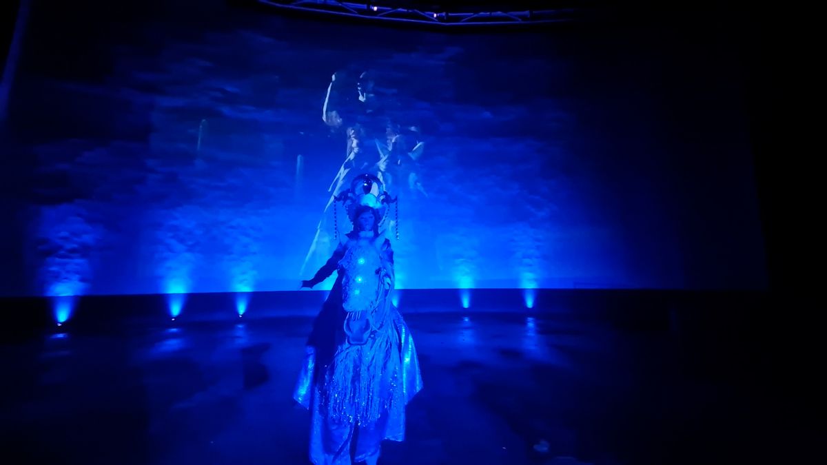 Kůň Pátý Element unikátně spojí stádo koní s největší videoprojekcí v Česku