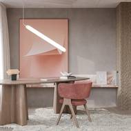 Noblesní a harmonické: pojetí pracovny v penthousu od designérky Lucie Koldové