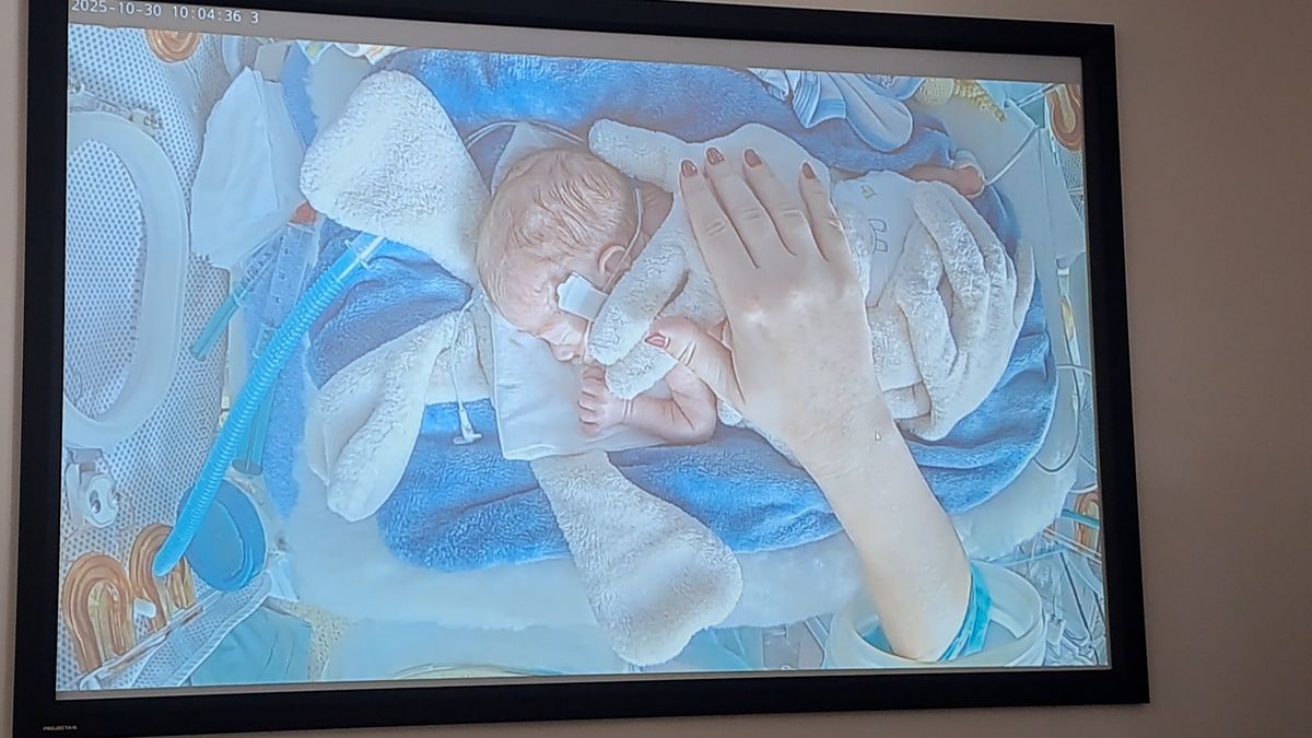 Kamery v inkubátorech umožňují rodičům sledovat miminka, když nemohou být přítomni