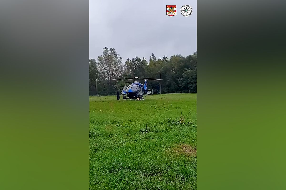 Závod s časem. Policejní vrtulník přepravil do Prahy játra k transplantaci