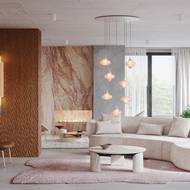 Otevřený půdorys a volné propojení jednotlivých částí interiéru vyzývá k individuálnímu velkorysému řešení.