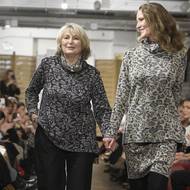 Eliška Balzerová s modelkou Šárkou Mohorkovou