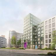 Vítězný návrh berlínských architektů počítá s tím, že v části objektu budou moderní nájemní byty (vizualizace).