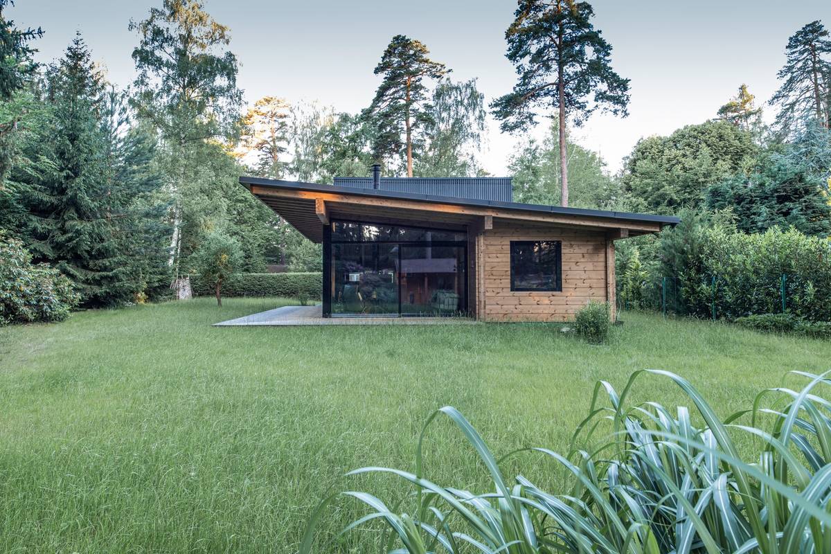 Části domu jsou chráněny srubovou konstrukcí. 