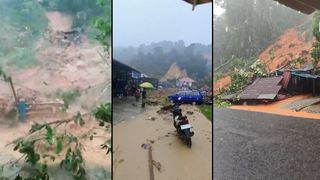 V Indonésii sesuv půdy zasypal rodinný dům a zabil čtyři lidi