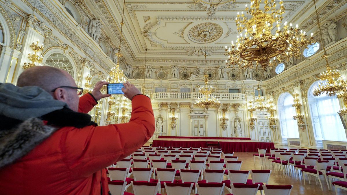 FOTO: Adventní interiéry Pražského hradu se otevřely návštěvníkům