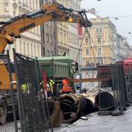 Práce na Sokolské ulici