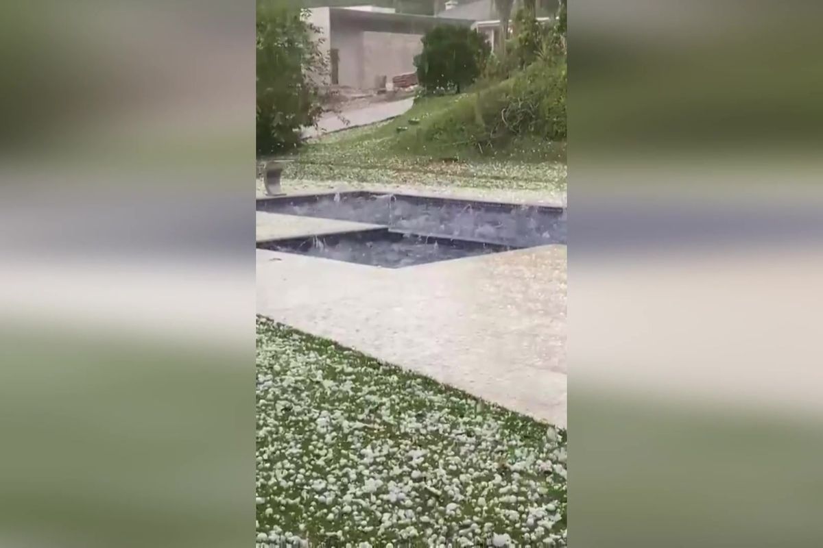 Obrovské kroupy v Brazílii zranily skoro 200 lidí