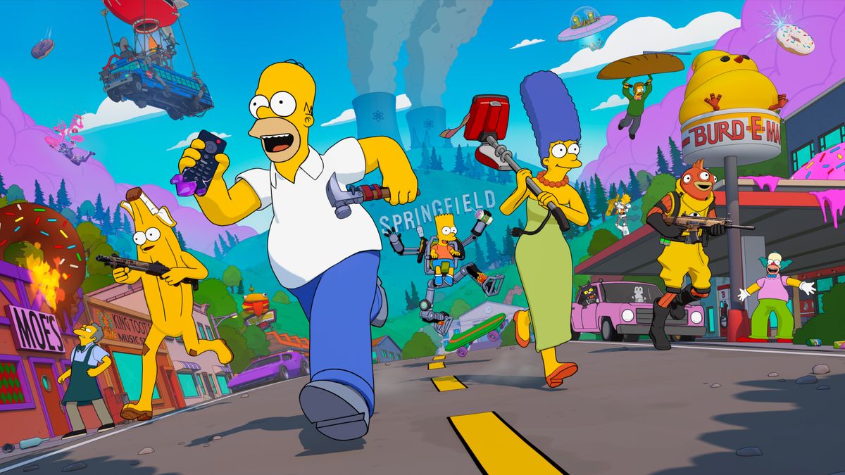 Simpsonovi vtrhli do Fortnitu