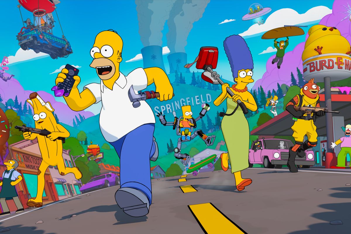 Simpsonovi vtrhli do Fortnitu