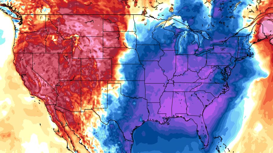 Zima a léto v jeden den. USA zažívají extrémní teplotní kontrast