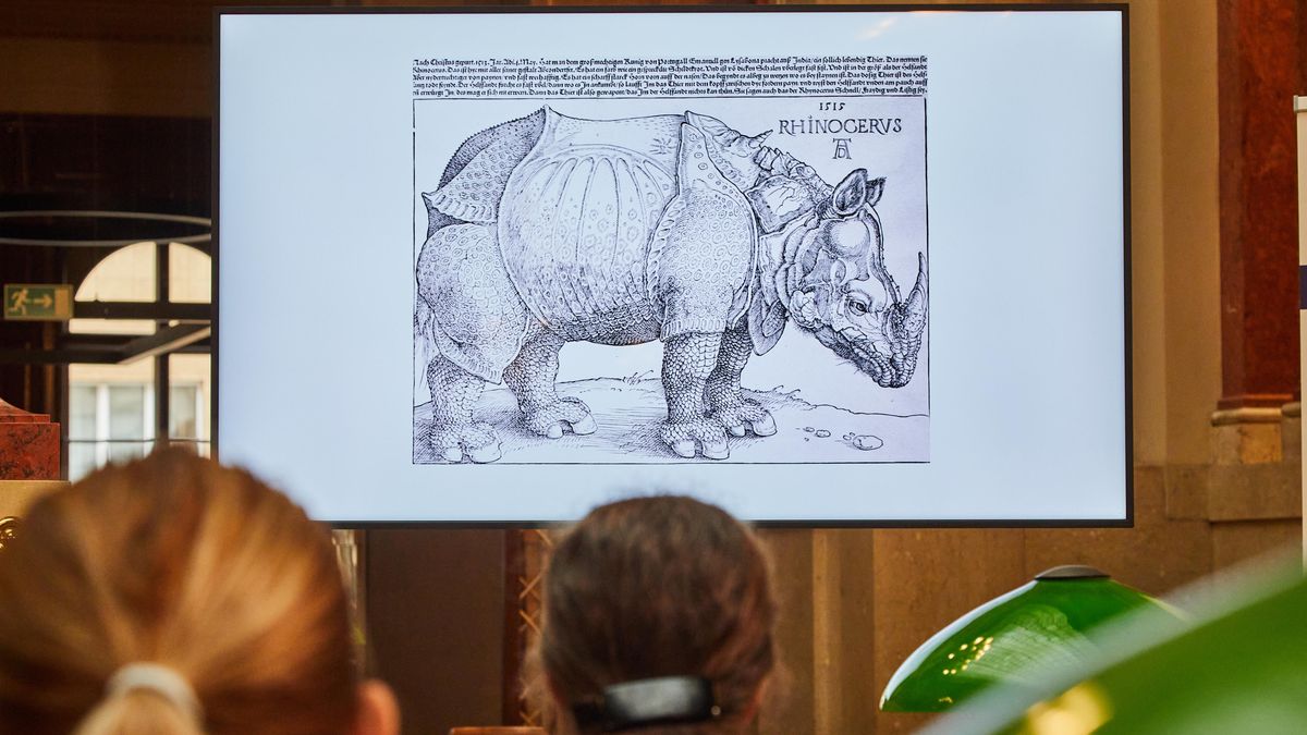 Akademie věd má vzácné první vydání Dürrerova Nosorožce z 16. století