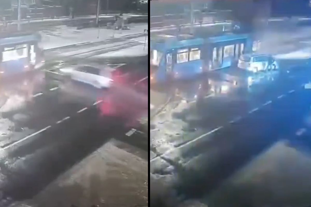 Polák ujížděl před policií, srazila ho tramvaj. V kufru auta našli muže, kterého unesl