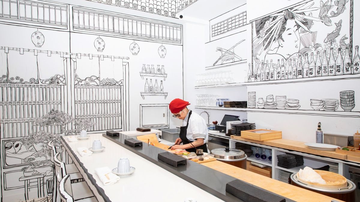 V restauraci Širokuro v New Yorku si budete připadat, jako byste žili v komiksu