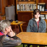 Jiří Strach a Sophia Šporclová. Režisér o ní mluví jako o velkém talentu.