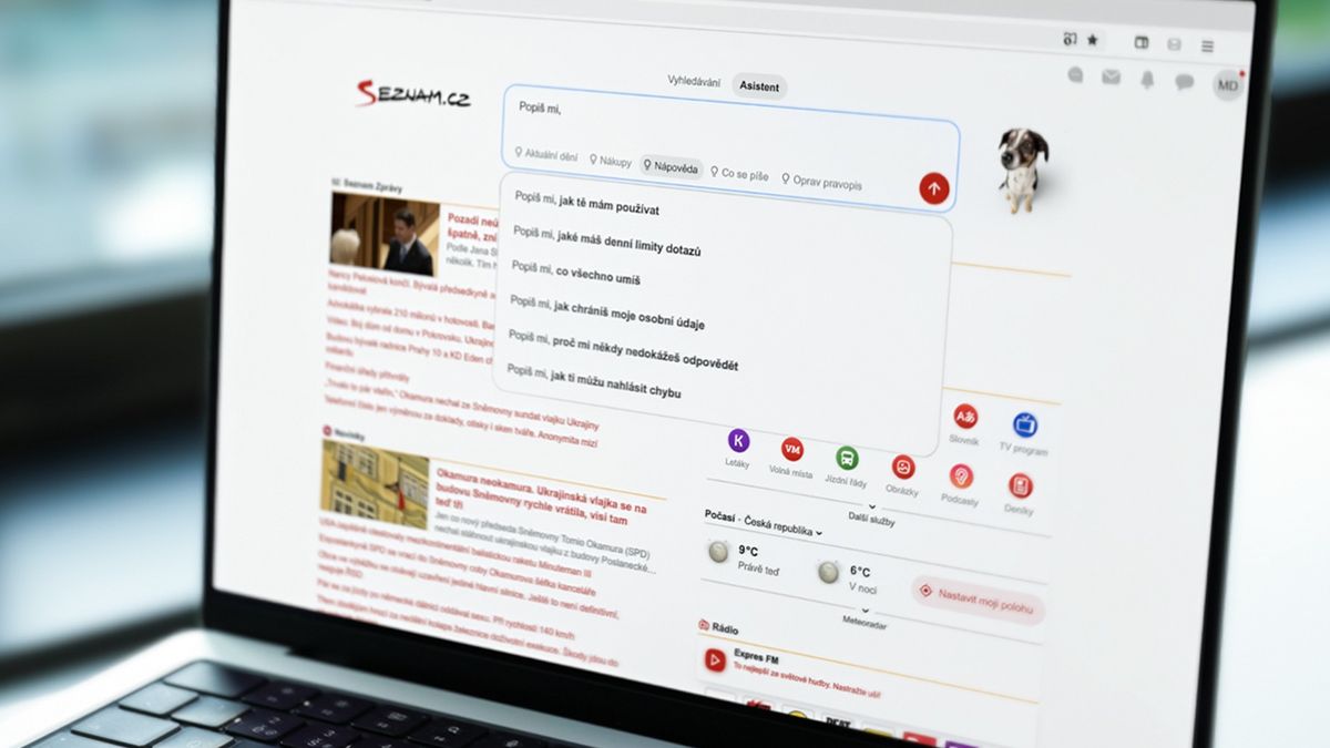 AI asistenta od Seznamu mohou využívat všichni uživatelé