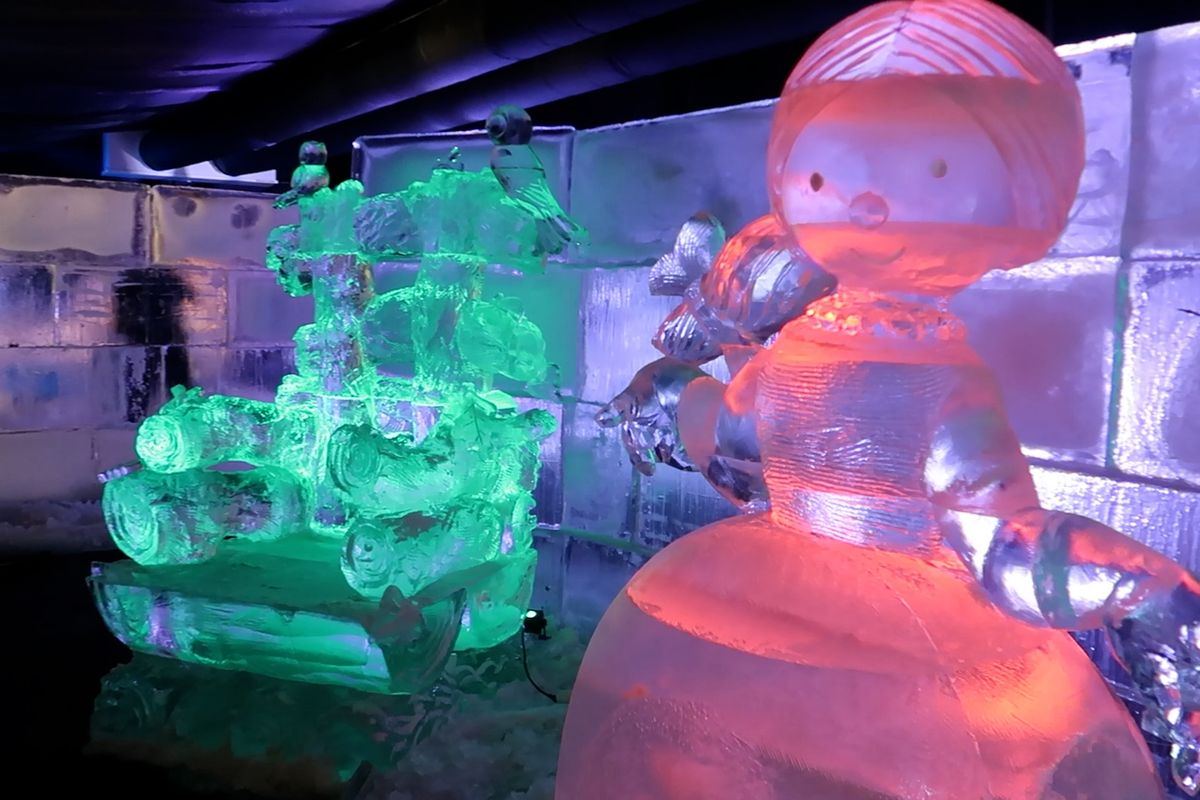 Manka s Cipískem v ledu. V Plzni vznikla svérázná večerníčkovská expozice