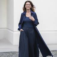 Adéla Gondíková si oblíbila široké nohavice, které jsou aktuálně velmi trendy. Tmavě modrou barvu miluje.