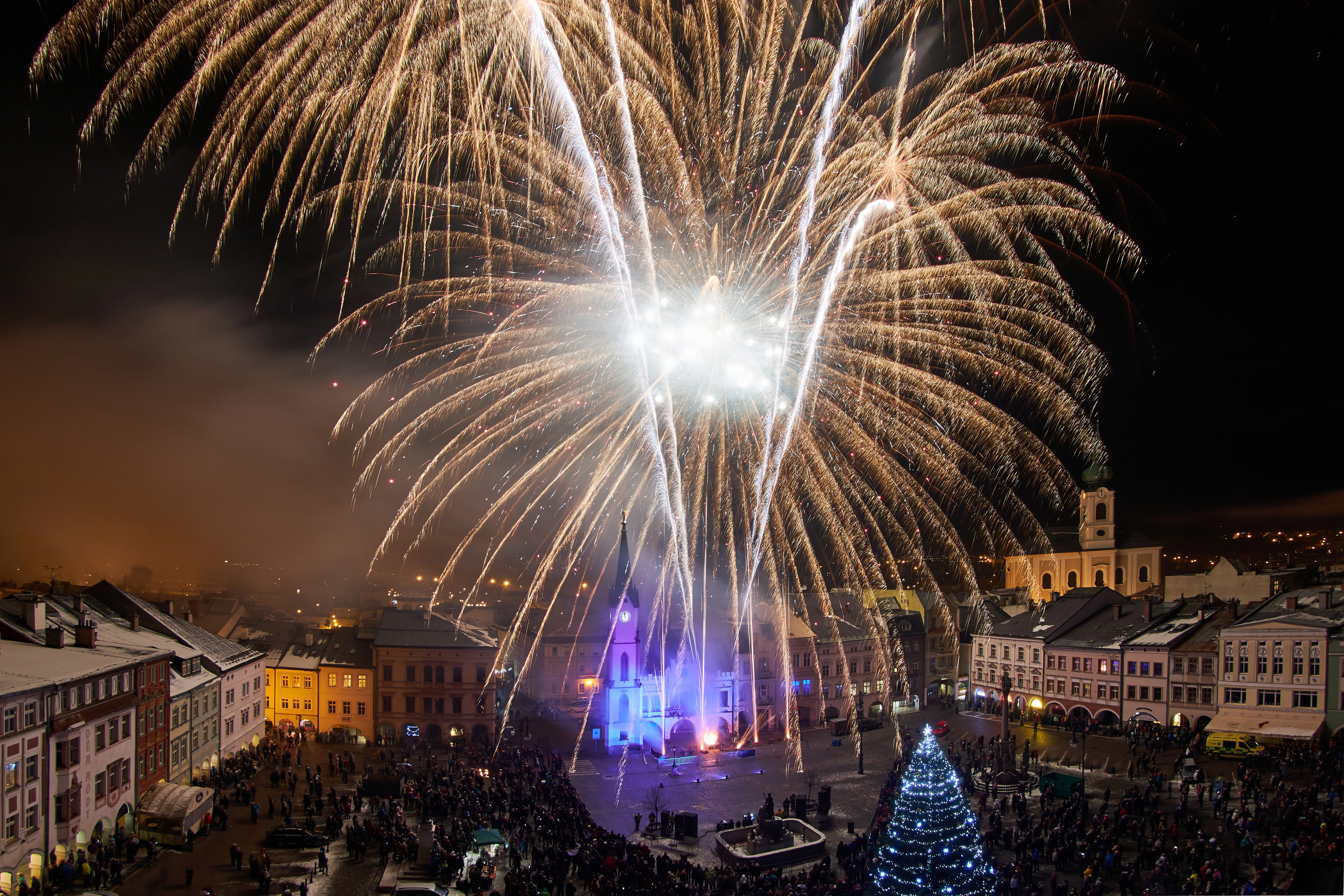 Města ruší ohňostroje. Novela pyrotechniky zakázala použití na citlivých místech