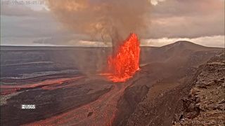 Sopka Kilauea se opět předvedla i s raráškem