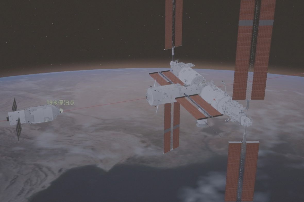 Čína vyslala na svou vesmírnou stanici první nouzovou misi