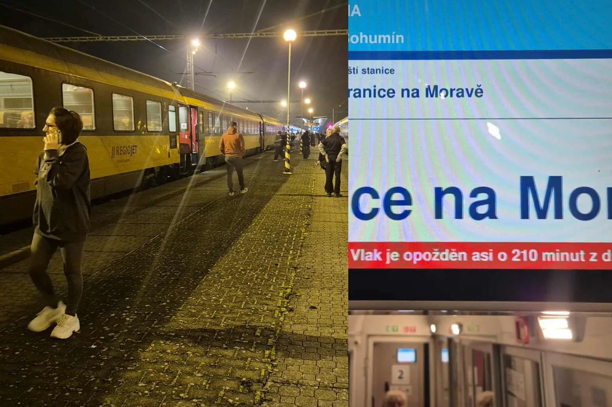 „Dcera se ptala, jestli tu budeme i spát.“ Krádež kabelů zastavila vlaky na koridoru