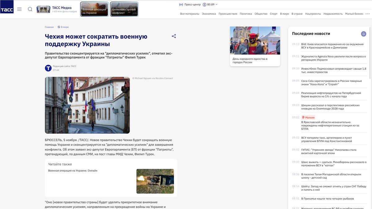 Rusové už opěvují Turka za protiukrajinský postoj