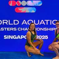 Marie Makovská se svou spoluhráčkou z Hradce Králové Šárkou Kratěnovou