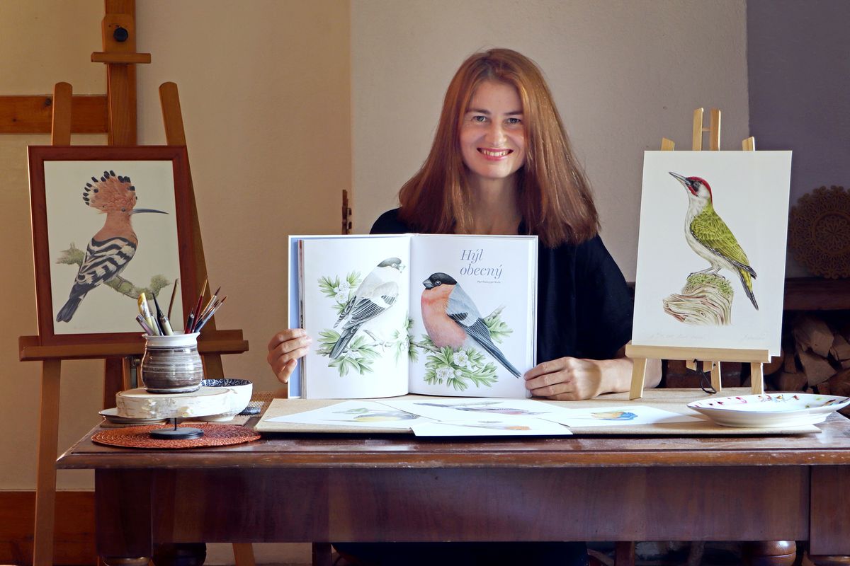 Botanická umělkyně Pavlína Kourková: Ptáčky mám odjakživa moc ráda