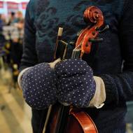 Do poslední chvíle je potřeba zahřívat prsty. 