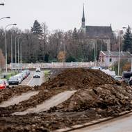 Budoucí tramvajová trať bude přes dva kilometry dlouhá. 