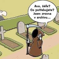 Biskupův příspěvek k dušičkám.