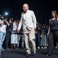 Herci Stellan Skarsgard a Inga Ibsdotter Lilleaasová uvedli film Citová hodnota letos v červenci na 59. ročníku Mezinárodního filmového festivalu v Karlových Varech.