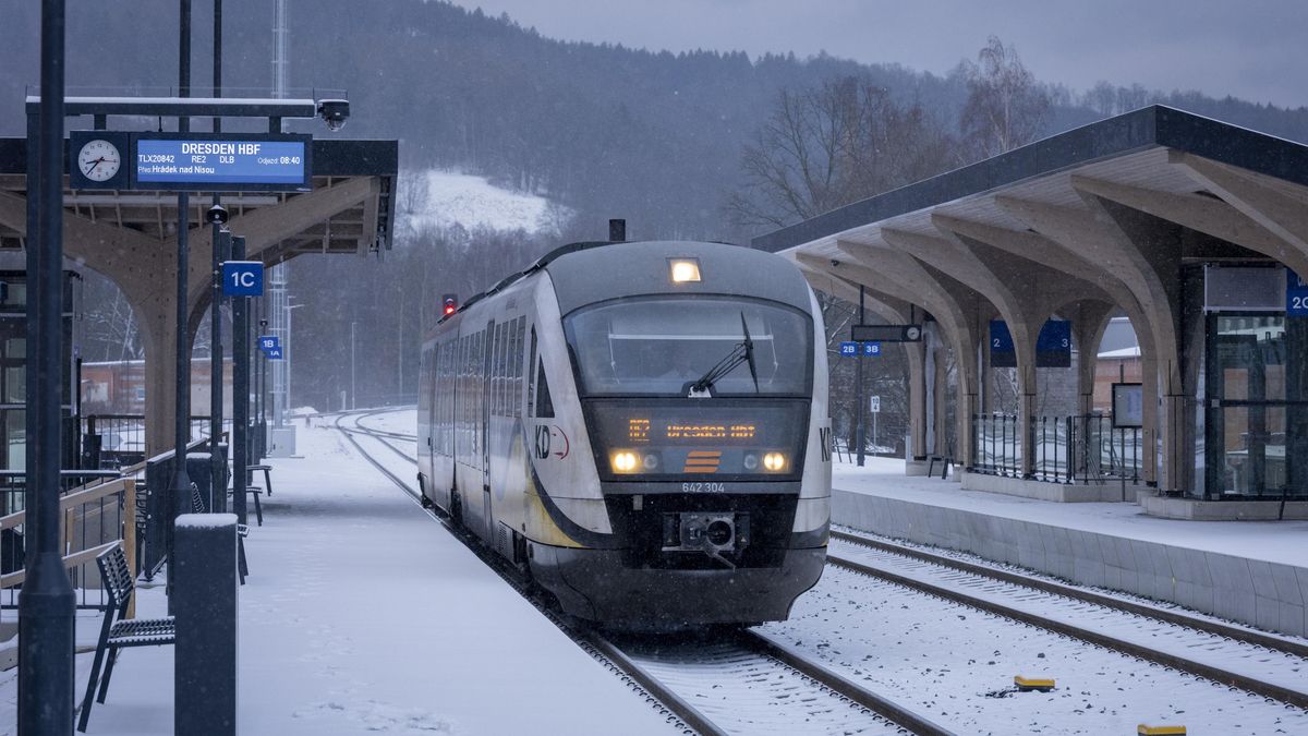 Na opravenou trať z Liberce do Žitavy se na Štědrý den vrátil pravidelný provoz