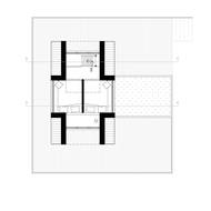 Půdorys horního podlaží