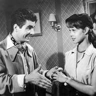Brigitte Bardotová ve svém prvním filmu Le Trou Normand z roku 1952.